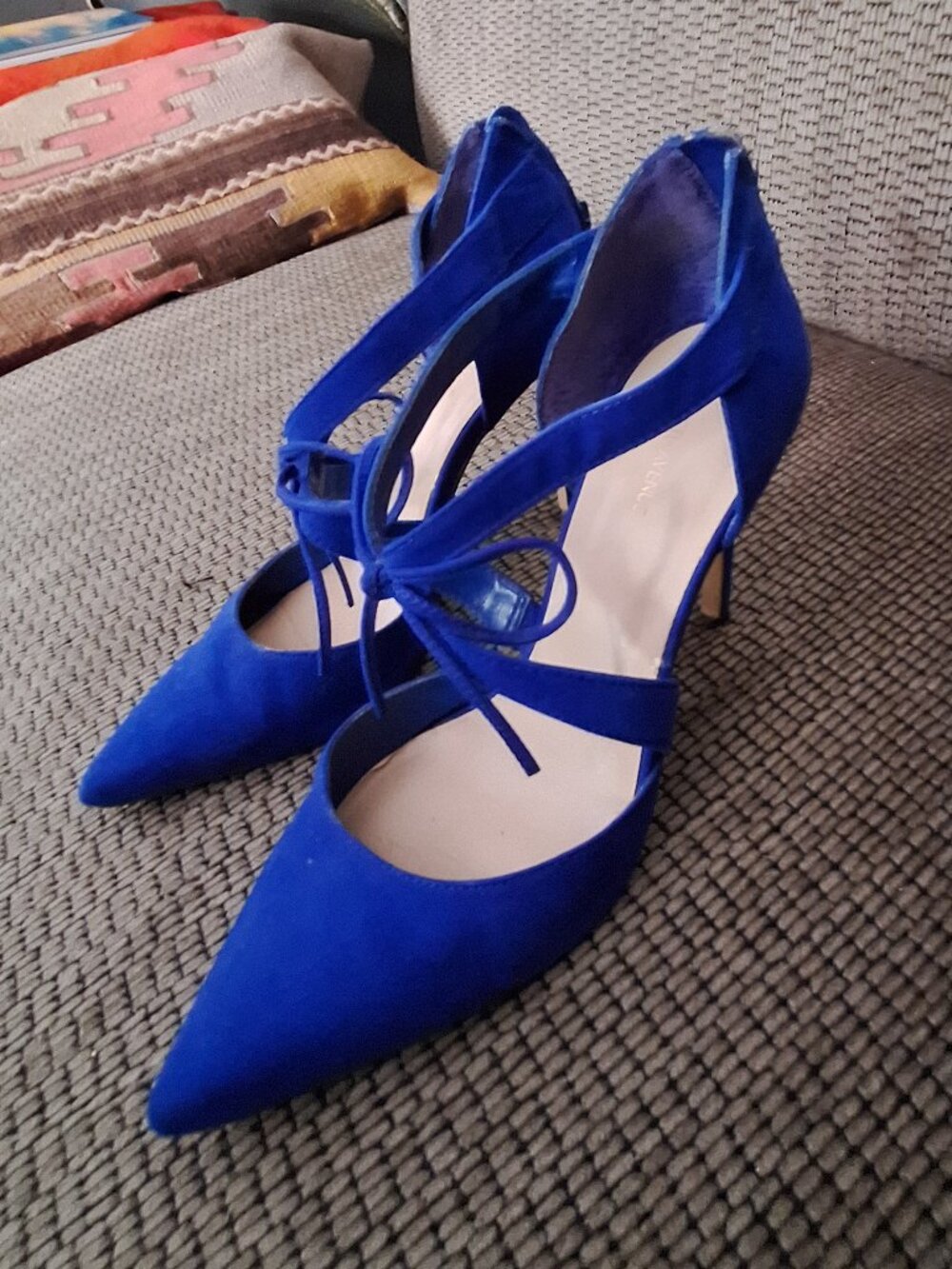 Saks 5th Ave Royal Blue stilettos